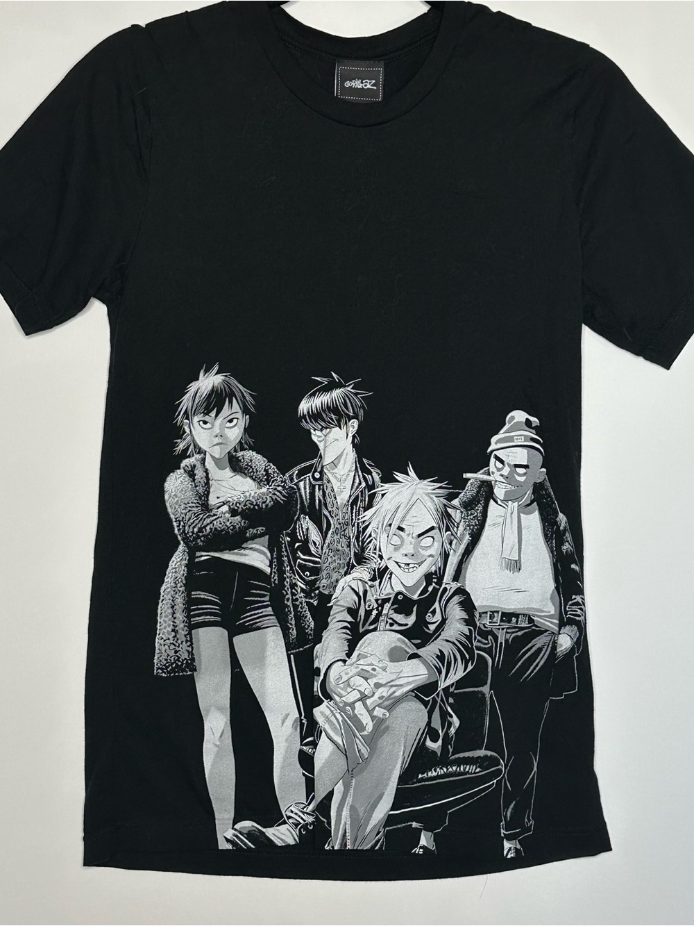 Gorillaz 2018 "The Now Now" Official Band Graphic Short-Sleeve Tee Sz S